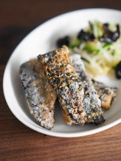 *辛子風味*秋刀魚のごま竜田揚げ-レシピのメイン写真