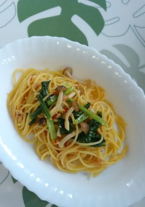 小松菜と生姜de和風鮭パスタ♪-レシピのメイン写真