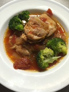 やわらか鶏肉のトマト煮込み-レシピのメイン写真