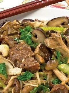 牛肉のオイスターソース炒めピリ辛マヨ添え-レシピのメイン写真