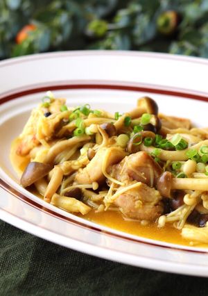 鶏もも肉ときのこのカレーマリネ-レシピのメイン写真