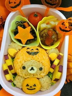 キャラ弁☆リラックマ☆ハロウィン弁当☆-レシピのメイン写真