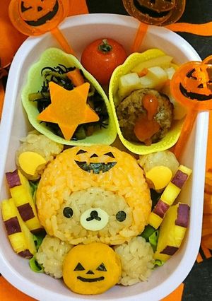 キャラ弁☆リラックマ☆ハロウィン弁当☆-レシピのメイン写真