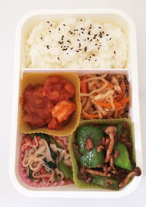 毎日男弁当⁂エビチリ中華弁当-レシピのメイン写真