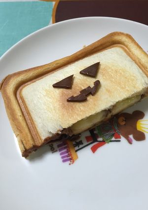 チョコがトロッとバナナサンド-レシピのメイン写真