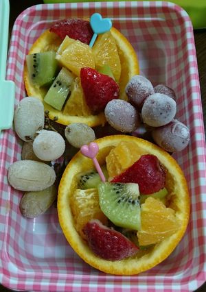 運動会お弁当2016,フルーツ-レシピのメイン写真