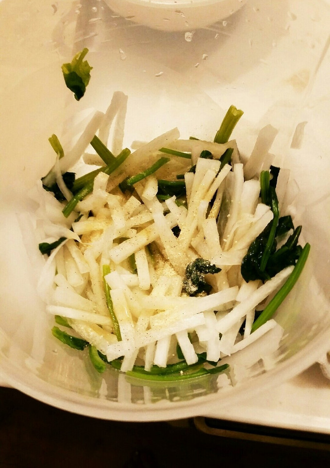 大根とほうれん草のナムル-レシピのメイン写真
