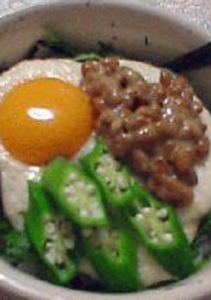 ネバネバパワー！麦とろ納豆丼-レシピのメイン写真