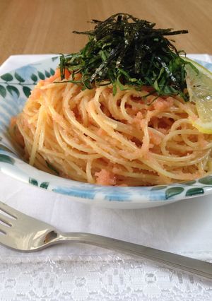 明太子スパゲッティ-レシピのメイン写真