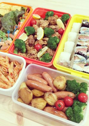 2015　小学生「肉」運動会弁当-レシピのメイン写真