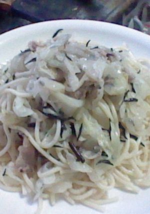 ひじきパスタ-レシピのメイン写真