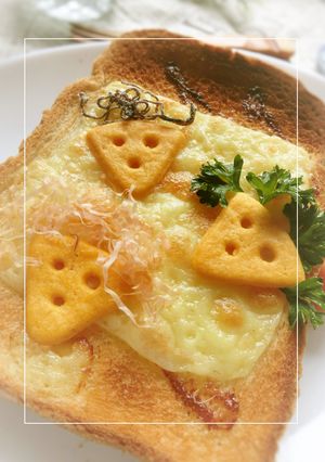 お手軽デコトースト✯チーザ三兄弟-レシピのメイン写真