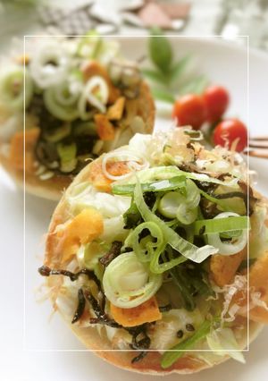 キャベツ×葱×チーザ 和トースト-レシピのメイン写真