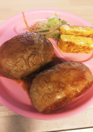 簡単☆子供大好き肉巻きおにぎり-レシピのメイン写真