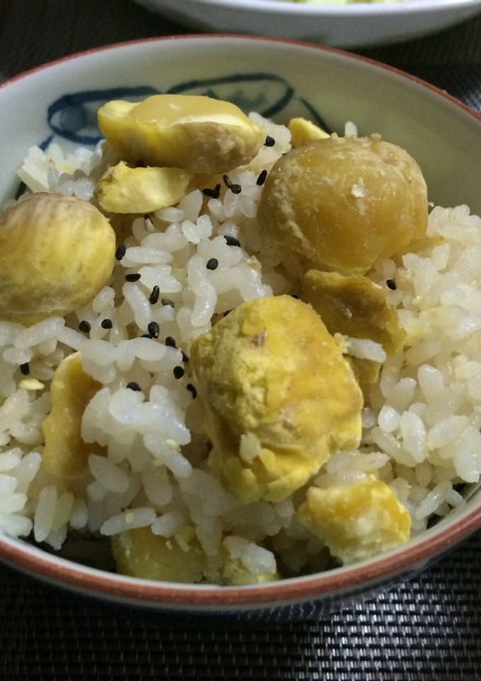 簡単！栗ごはん-レシピのメイン写真