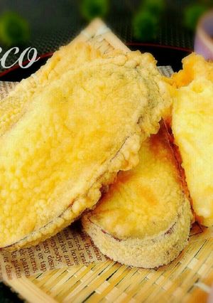 甘～い♪ホクホクさつま芋とりんごの天ぷら-レシピのメイン写真