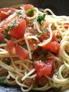 冷製トマトパスタ-レシピのメイン写真