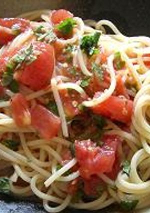 冷製トマトパスタ-レシピのメイン写真