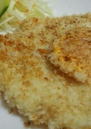 揚げない！エッグフライ風目玉焼き♪-レシピのメイン写真
