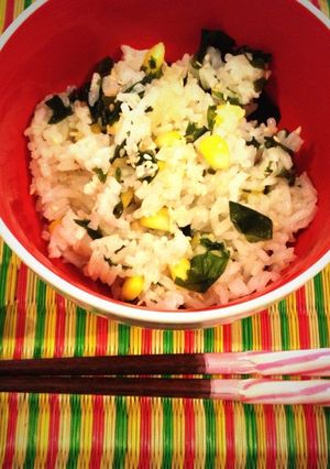 リピ！☆とうもろこしとわかめの炊込みご飯-レシピのメイン写真