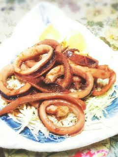 イカのしょうが焼き-レシピのメイン写真
