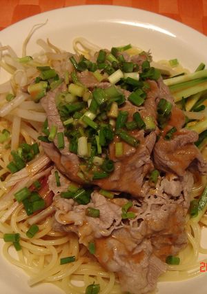 ごましゃぶ冷製パスタ-レシピのメイン写真