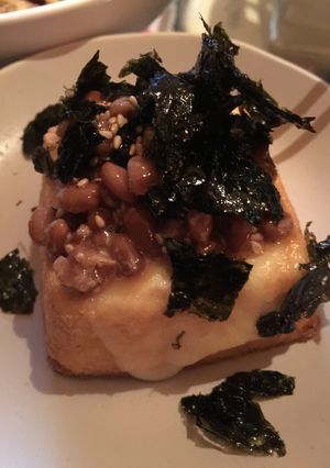 ☆簡単☆揚げ豆腐のチーズ納豆&海苔のせ-レシピのメイン写真