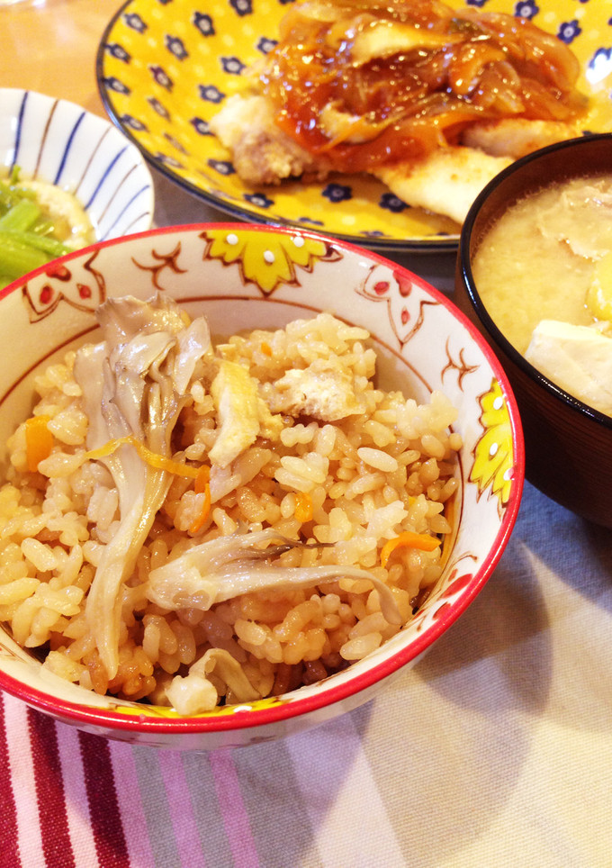 香り最高♡舞茸と油揚げの炊き込みご飯-レシピのメイン写真