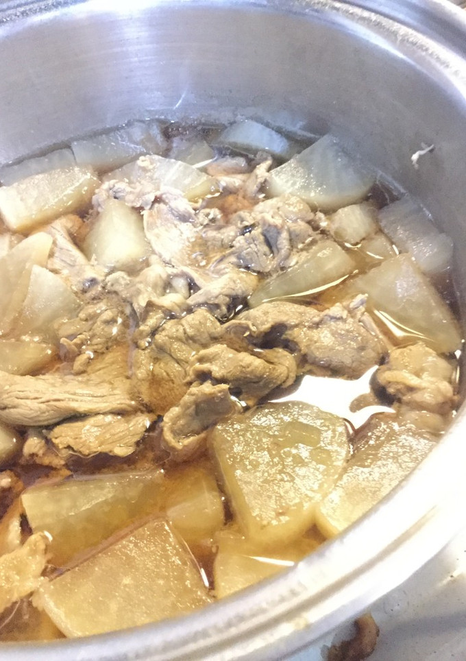 簡単うまい★大根と牛肉のダシ醤油煮-レシピのメイン写真