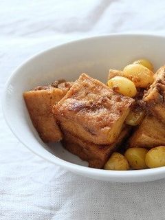 ぎんなんと厚揚げの甘辛煮-レシピのメイン写真