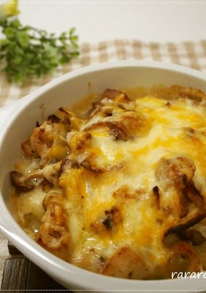 ホクホク☆鶏とキノコのポテトグラタン-レシピのメイン写真