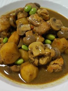 栗ともも肉のカレー煮込み-レシピのメイン写真