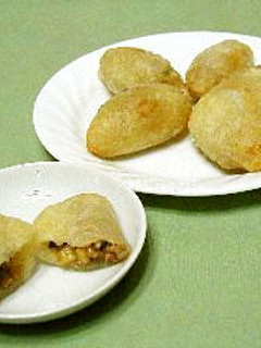 咸水角(もち皮揚げ餃子)-レシピのメイン写真