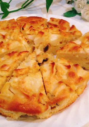 HMで超簡単！シャキシャキりんごケーキ-レシピのメイン写真