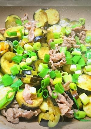 簡単☆茄子と豚のオイスターソース炒め♪-レシピのメイン写真