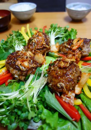 焼き肉風ハンバーグ-レシピのメイン写真