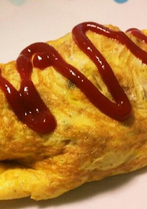 とろとろ鶏肉とトマトのチーズオムレツ-レシピのメイン写真