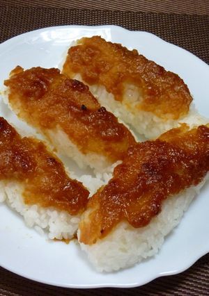 超簡単！スティック風＊味噌焼きおにぎり-レシピのメイン写真