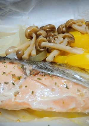 秋鮭のふっくらホイル包み焼き♡-レシピのメイン写真