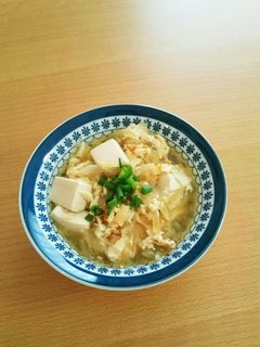 幼児食に☆めんつゆで簡単に豆腐の卵とじ-レシピのメイン写真