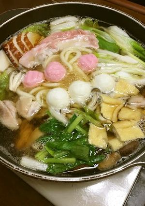【超簡単・時短】定番鍋うどんすき出汁ダシ-レシピのメイン写真