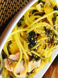 高菜の和風パスタ-レシピのメイン写真
