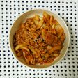 中華風ピリ辛豚バラ炒め(丼)