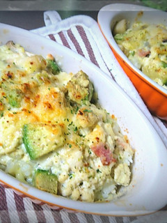 ヘルシー☆アボカド・キノコ・豆腐ドリア♪-レシピのメイン写真