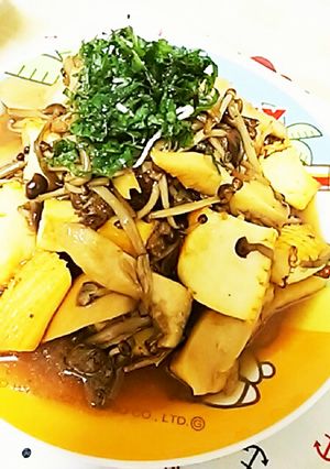 いかのもろみ漬けときのこの炒め物-レシピのメイン写真
