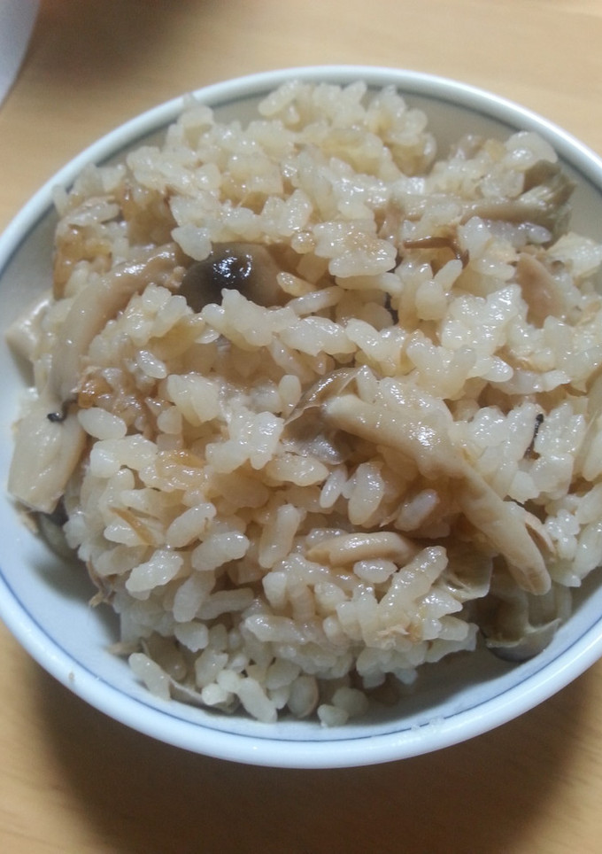 きのことシーチキンの炊き込みご飯-レシピのメイン写真