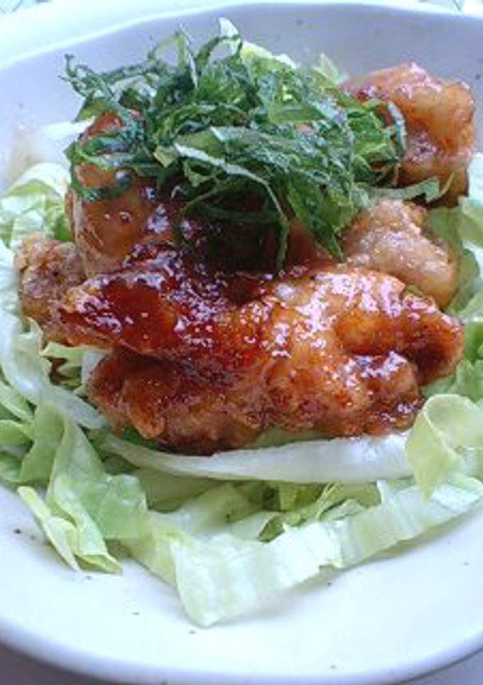 鶏から揚げ☆梅ソース和え-レシピのメイン写真