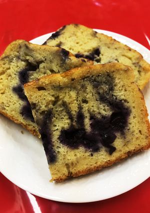 完熟バナナ&ブルーベリーのパウンドケーキ-レシピのメイン写真