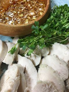 極☆男のつまみ☆蒸し鶏-レシピのメイン写真