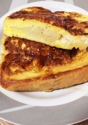 りんごのコンポート入りフレンチトースト-レシピのメイン写真